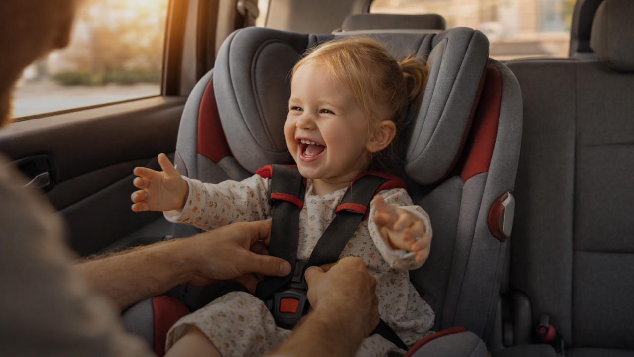Безопасные поездки на машине с ребенком